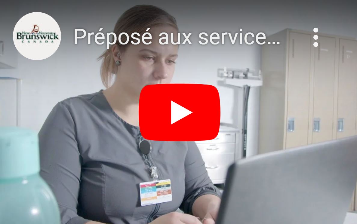 Préposé aux services de soutien à la personne