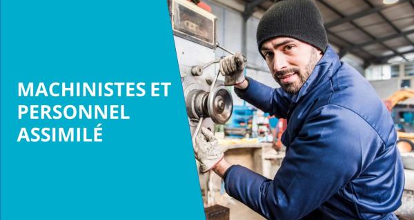 Profils de profession de Machiniste Manuel 