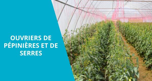 Profile des profession des ouvriers de pépinières et de serres plantent