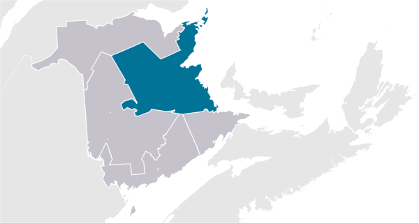 Péninsule, Miramichi et Kent